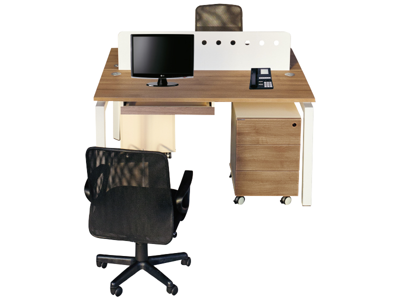 美耐兩人位組合桌時尚主管桌辦公電腦桌操作臺 美耐兩人位組合桌時尚主管桌辦公電腦桌操作臺