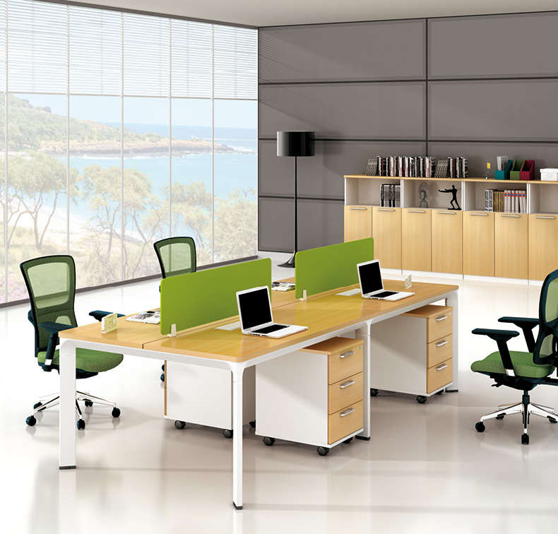 美耐家具辦公桌 四人辦公桌椅 組合屏風工作位 廠家直銷