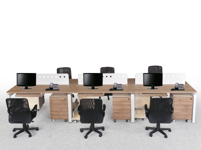 辦公家具屏風(fēng)工作位職員桌電腦桌四人六人組合辦公臺(tái)桌面屏風(fēng)辦公卡位