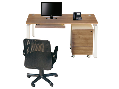 【美耐辦公家具映橡系列】——單人組合臺MN02-11301