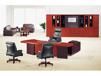 辦公家具大班臺(tái) 油漆老板桌 大班桌老板臺(tái) 實(shí)木辦公桌