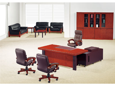 貼實(shí)木皮油漆辦公家具大班桌大班臺總裁桌老板桌大氣實(shí)木 貼實(shí)木皮油漆辦公家具大班桌大班臺總裁桌老板桌大氣實(shí)木