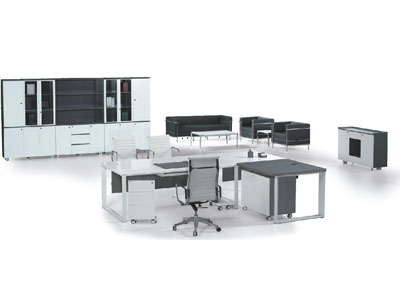 老板辦公桌 經(jīng)理辦公主管 總裁臺 電腦桌黑色時尚桌 大班臺 總裁臺