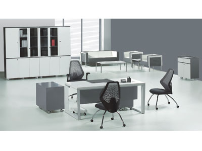 時尚老板桌簡約中班桌 經(jīng)理辦公桌 鋼木大班桌 電腦桌