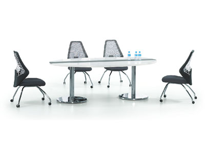 【美耐辦公家具墨意系列】——橢圓洽談桌MN03-11104 【美耐辦公家具墨意系列】——橢圓洽談桌MN03-11104