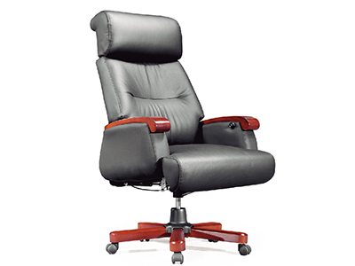 老板椅 真皮大班椅 實木轉(zhuǎn)椅 可躺電腦椅 時尚辦公椅