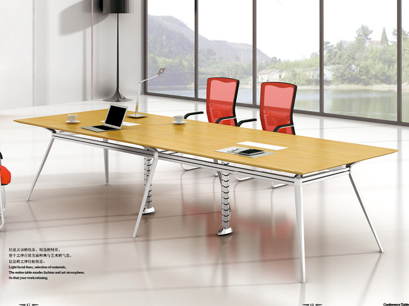 美耐家具 會議桌大小型組合會議桌 簡約現(xiàn)代會議桌洽談桌南京