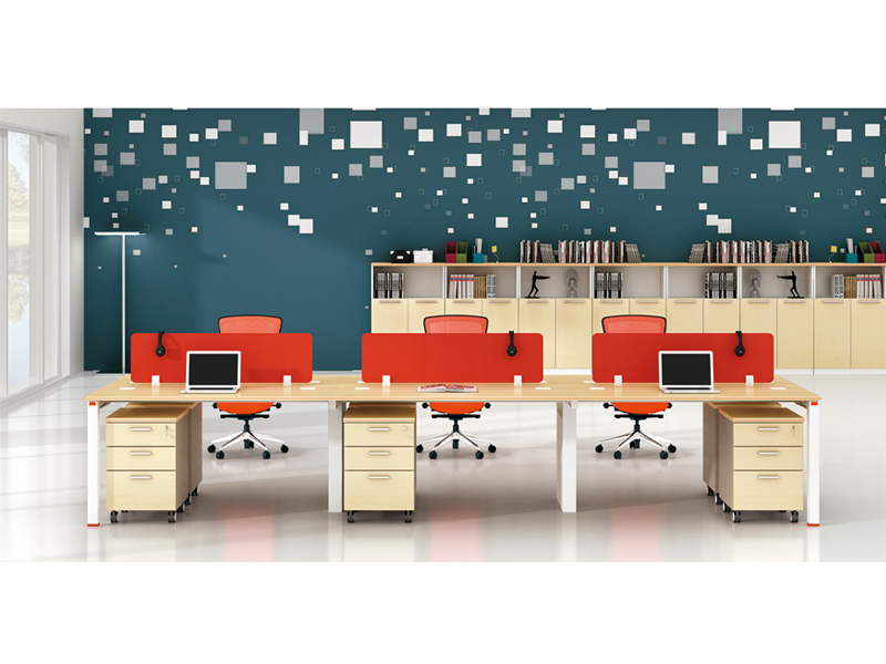 美耐家具 辦公家具職員辦公桌組合員工位工作位6人電腦桌