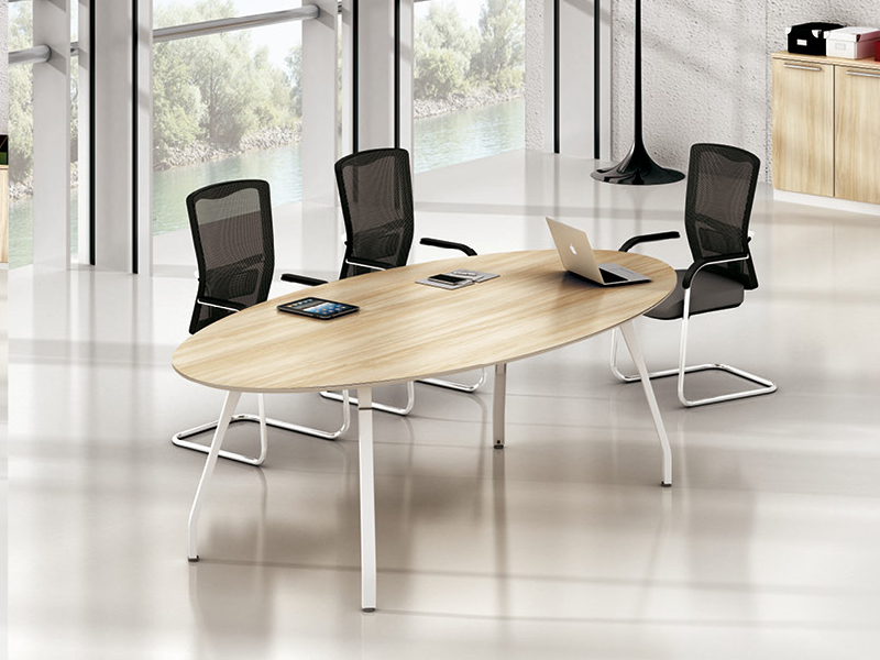 美耐家具 大小型會議桌橢圓會議桌簡約現(xiàn)代會議桌培訓(xùn)桌洽談桌時(shí)尚簡約